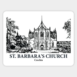 St. Barbara's Church - Czechia Magnet